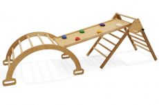 Дитячий спортивний комплекс SportBaby Альпініст-3, бук